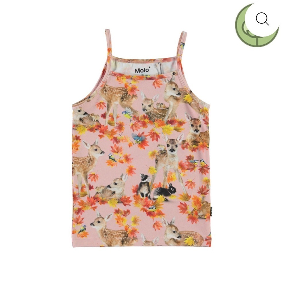 Molo Pink Autumn Deer Kids Camisole